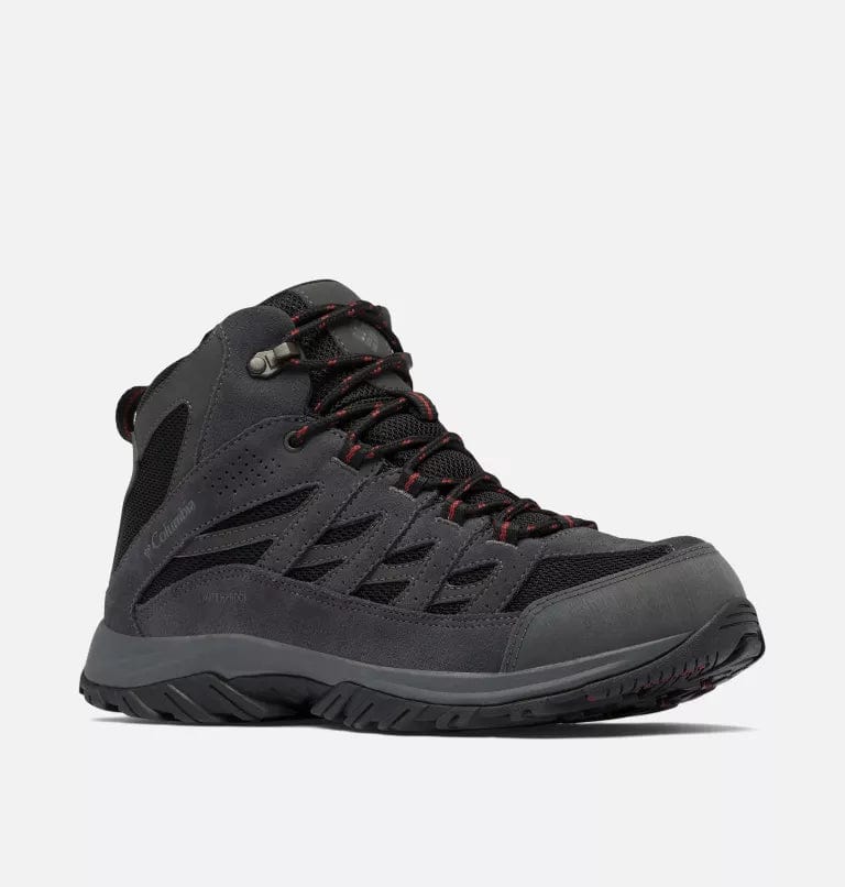 Columbia Men's Crestwood Mid Waterproof Boots- Black/ Charcoal