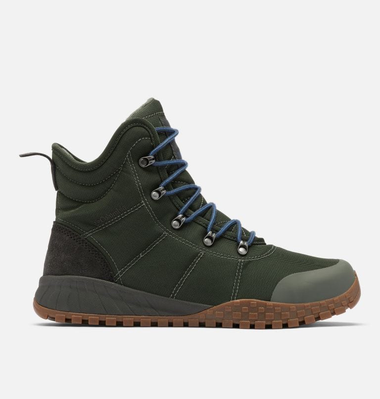 Columbia Men's Fairbanks Omni-Heat Boots- Gravel/ Dark Moss