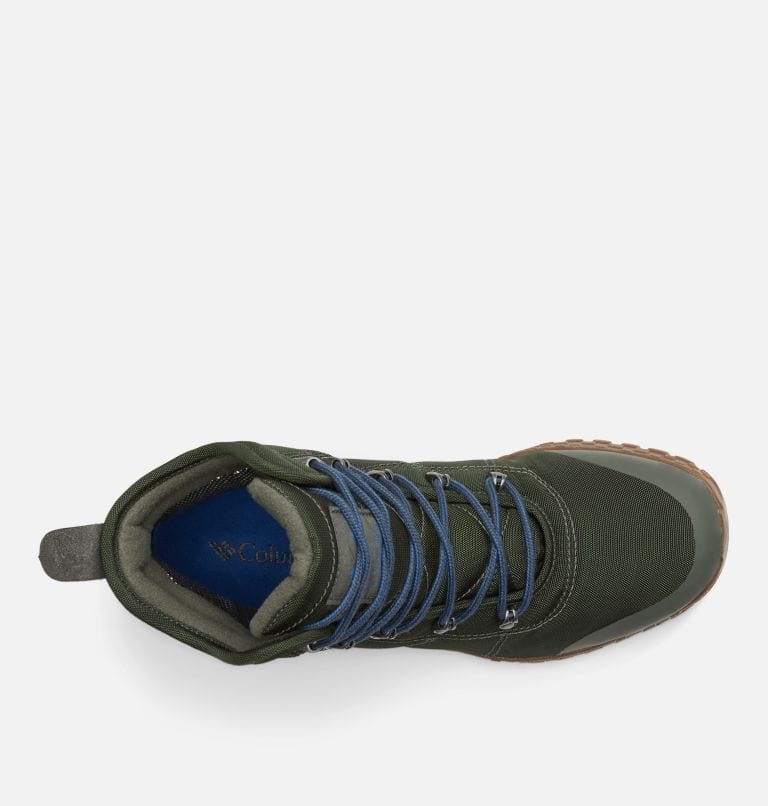 Columbia Men's Fairbanks Omni-Heat Boots- Gravel/ Dark Moss - Image 3