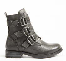 Bulle Women's Olibem Buckle Boots- Grey