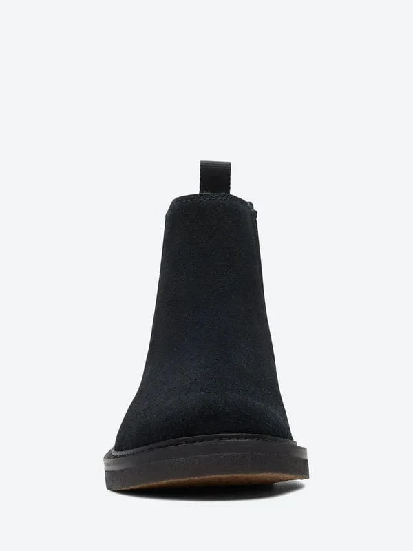 Clarks Men's Clarkdale Easy Chelsea Boots- Black Suede - Image 3