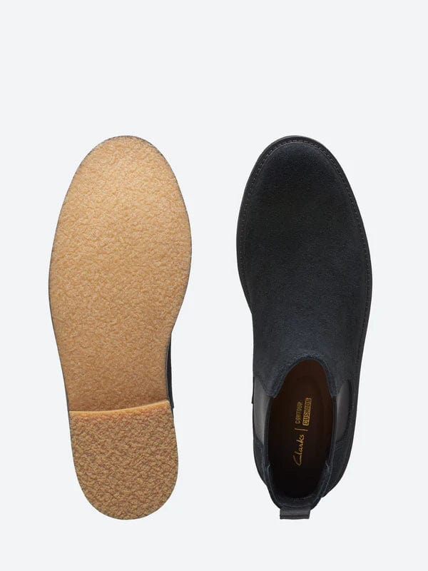 Clarks Men's Clarkdale Easy Chelsea Boots- Black Suede - Image 7