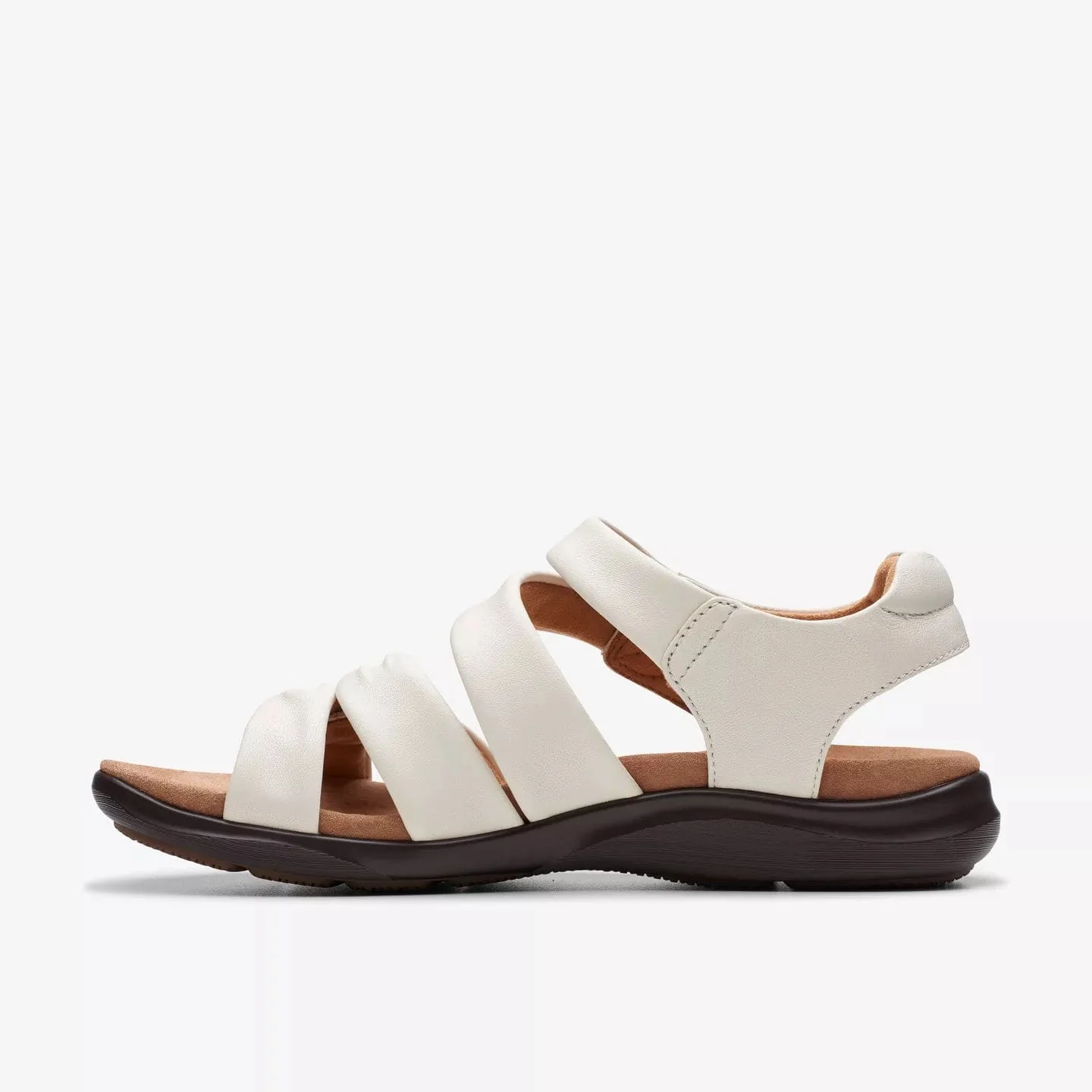 Clarks Women's Kitly Ave Sandals- Off White Leather - Image 2