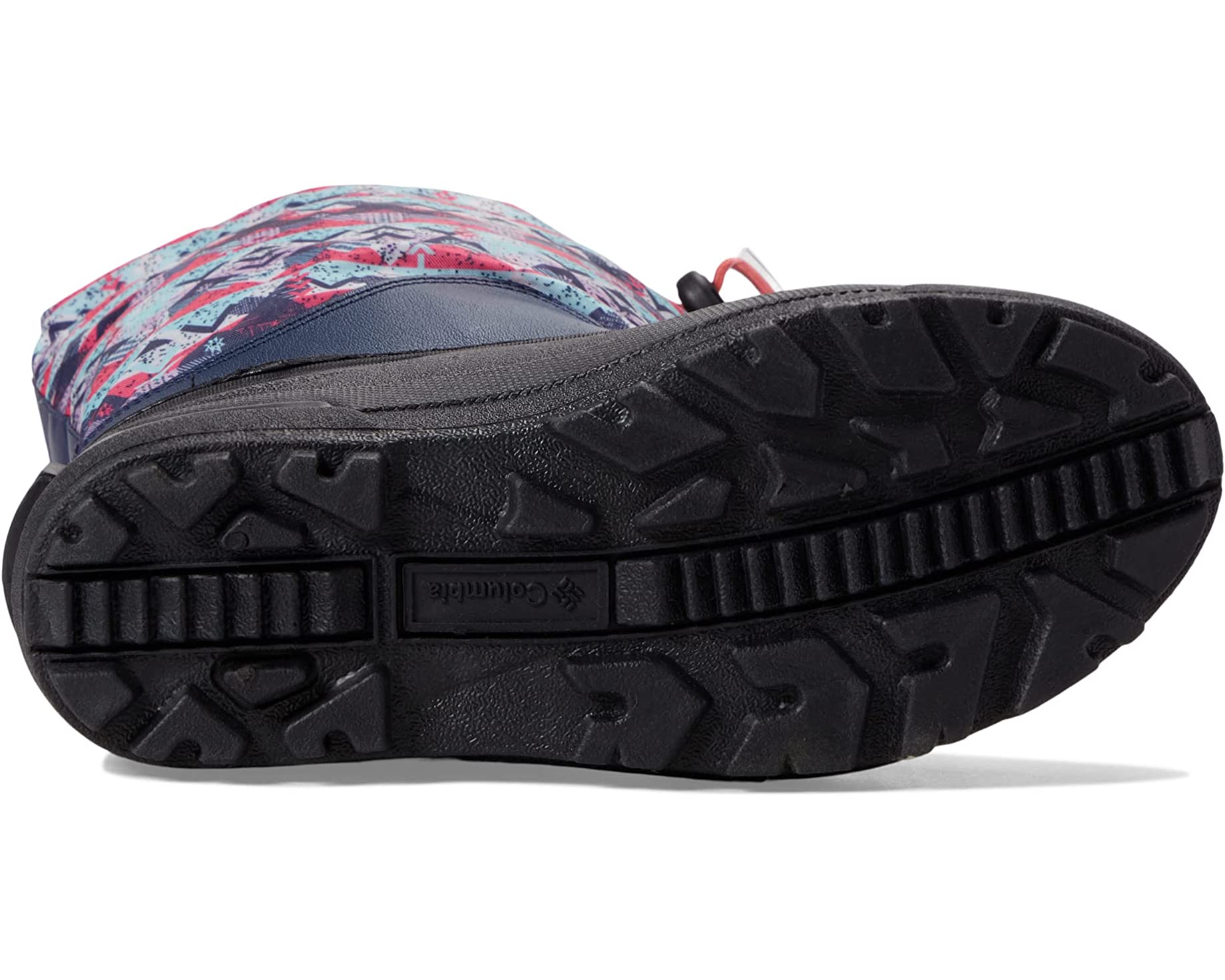 Columbia Kids Powderbug Forty Winter Boots- Nocturnal/ Blush Pink - Image 3