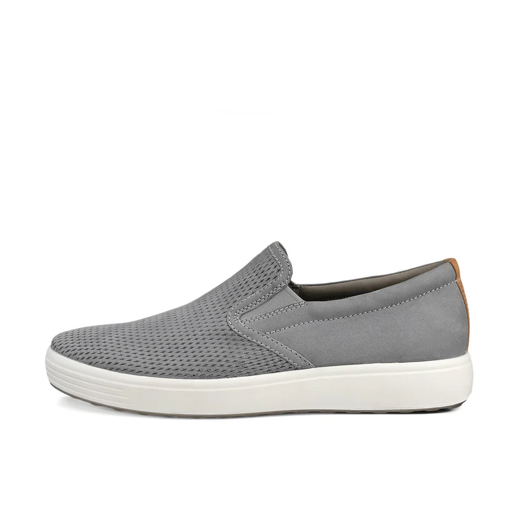 Ecco Men's Soft 7 Slip On Sneakers- Wild Dove