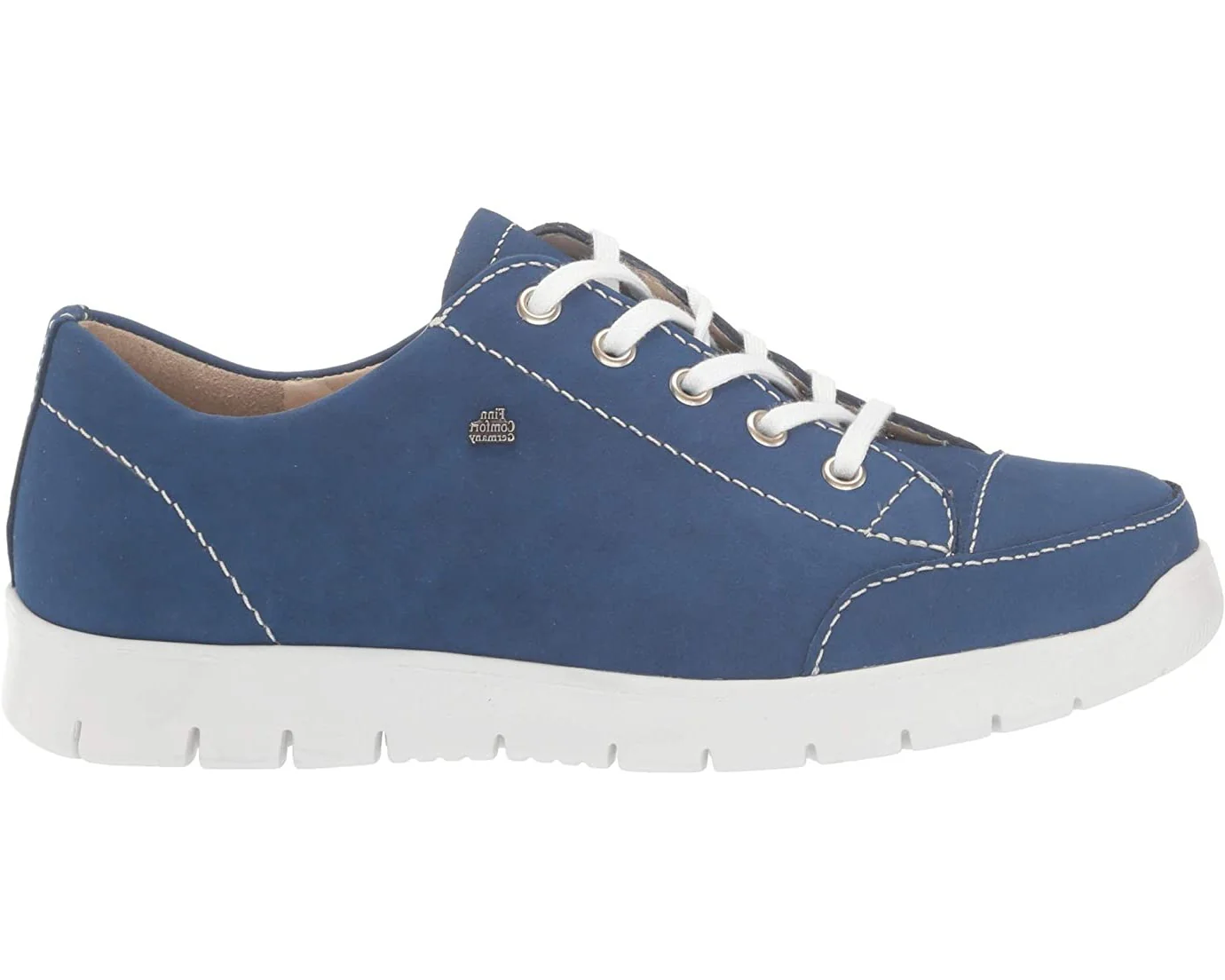 Finn Comfort Women's Swansea Shoes- Navy Suede