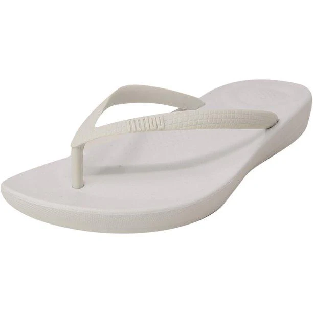 FitFlop Women's Ergonomic Flip Flops- Urban White - Image 2
