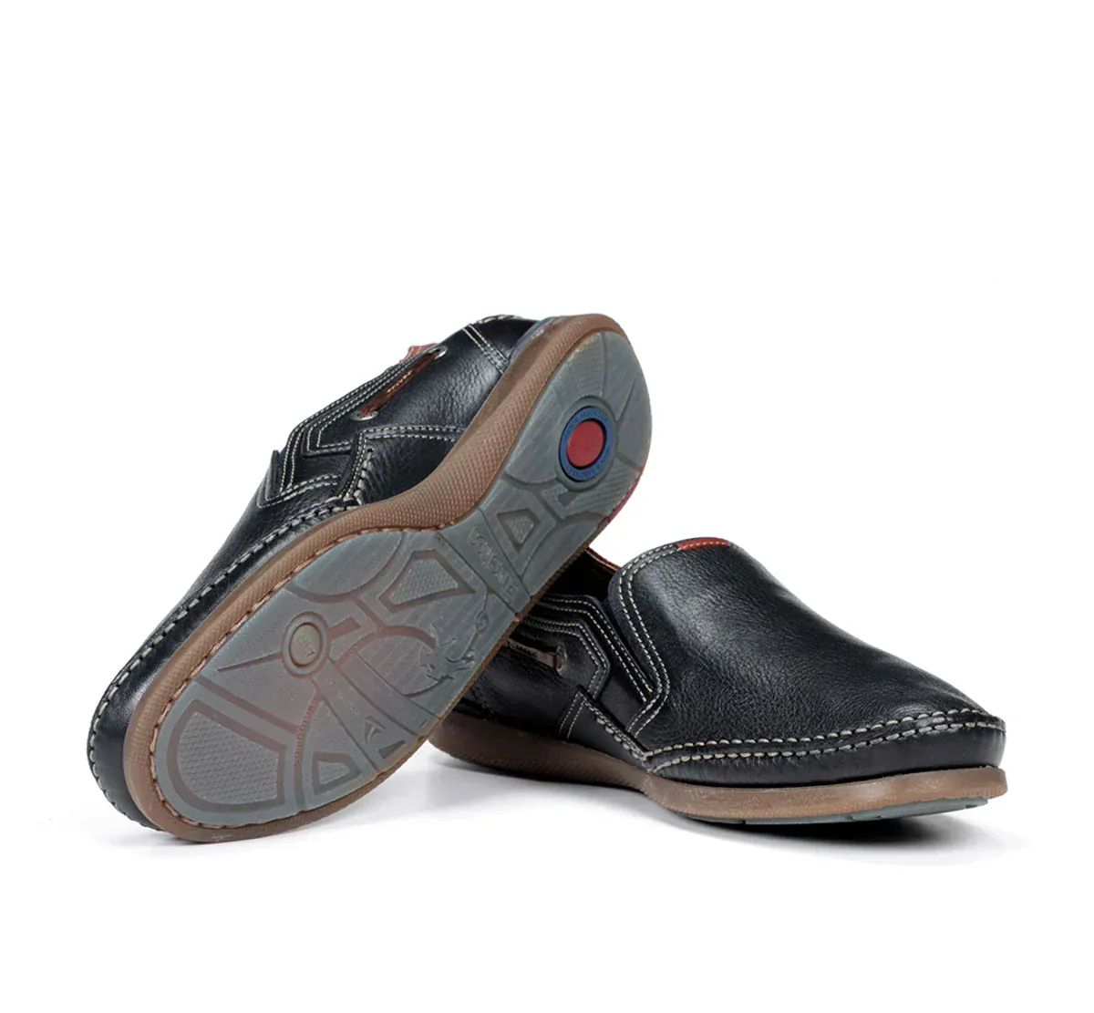 Fluchos Men's Mariner Tornado Deck Shoes- Marino Terracota - Image 5