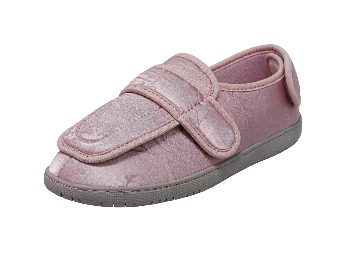 Foamtreads Women's Physician Slippers- Dusty Rose - Image 2