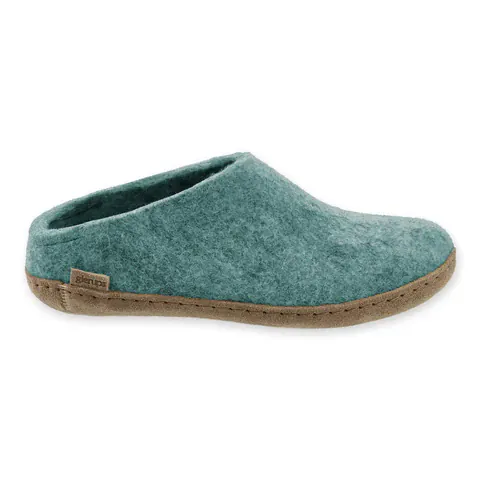Glerups Open Heel Slippers- North Sea
