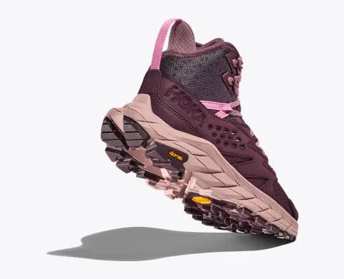 Hoka Women's Anacapa Breeze Mid Hiking Boots- Pale/Mauve - Image 5