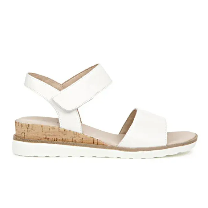 Josef Seibel Women's Wyatt 01 Sandals- White Leather