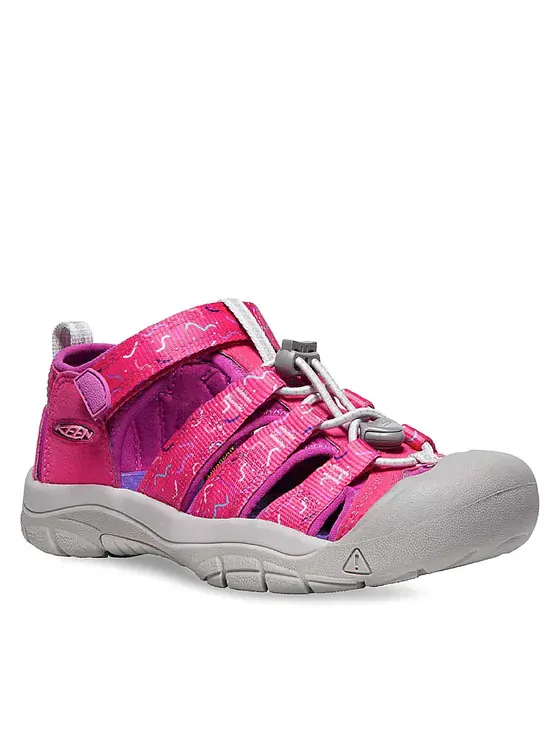 Keen Kids Newport Neo H2 Sandals- Azalea/ Festival Fuchsia - Image 2