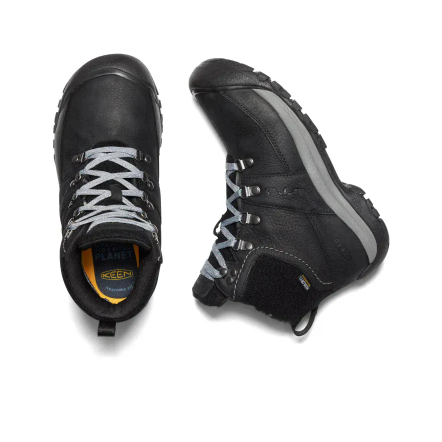 Keen Women's Kaci III Winter Mid Waterproof Boots- Black/ Steel Grey - Image 4