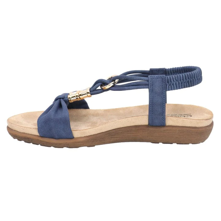 Lady Comfort Women's Brianna 03 Sandals- Blue - Image 2