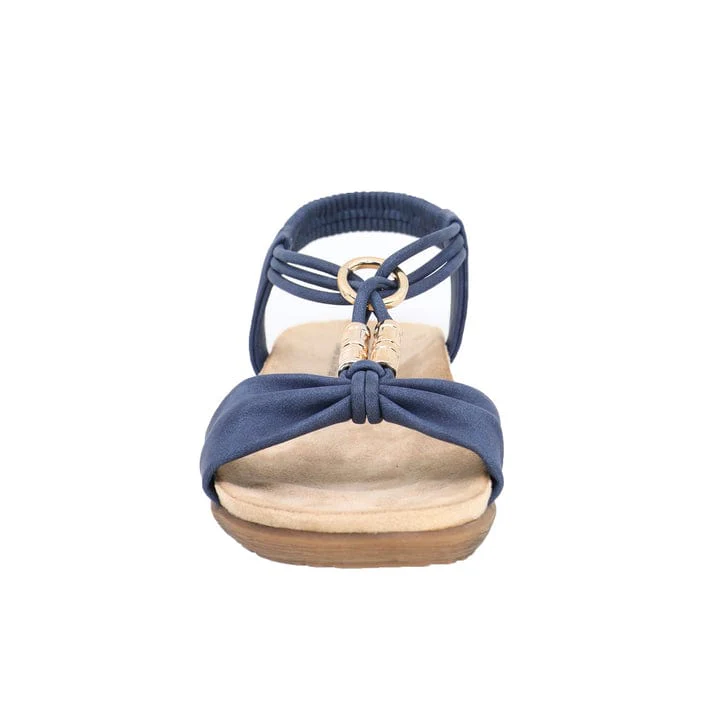 Lady Comfort Women's Brianna 03 Sandals- Blue - Image 3