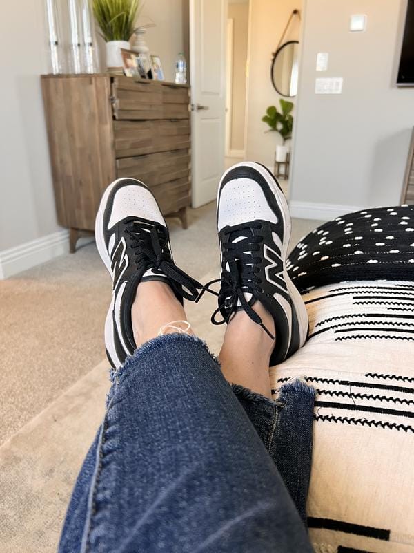 New Balance Unisex 480 Sneakers- Black/White - Image 3