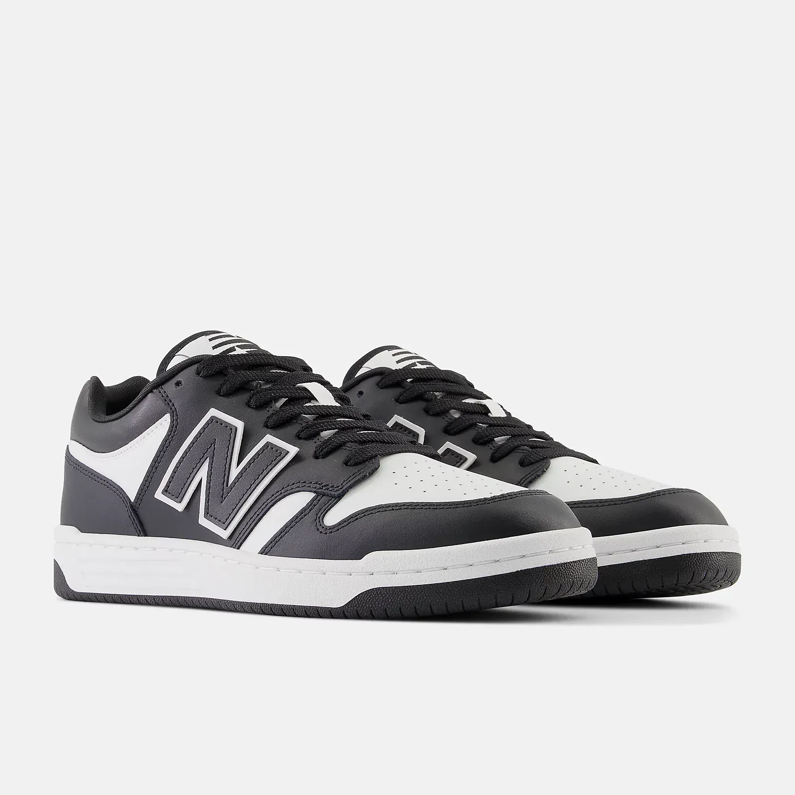 New Balance Unisex 480 Sneakers- Black/White - Image 4