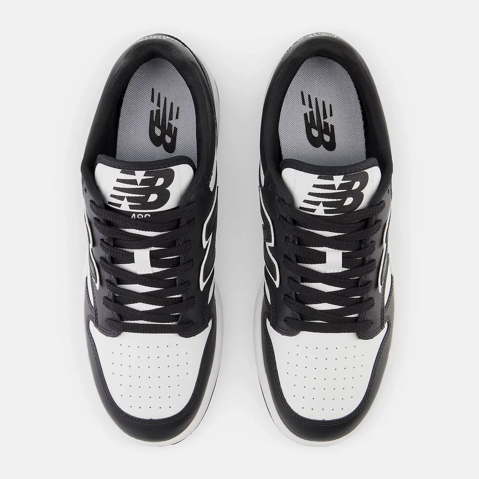 New Balance Unisex 480 Sneakers- Black/White - Image 6