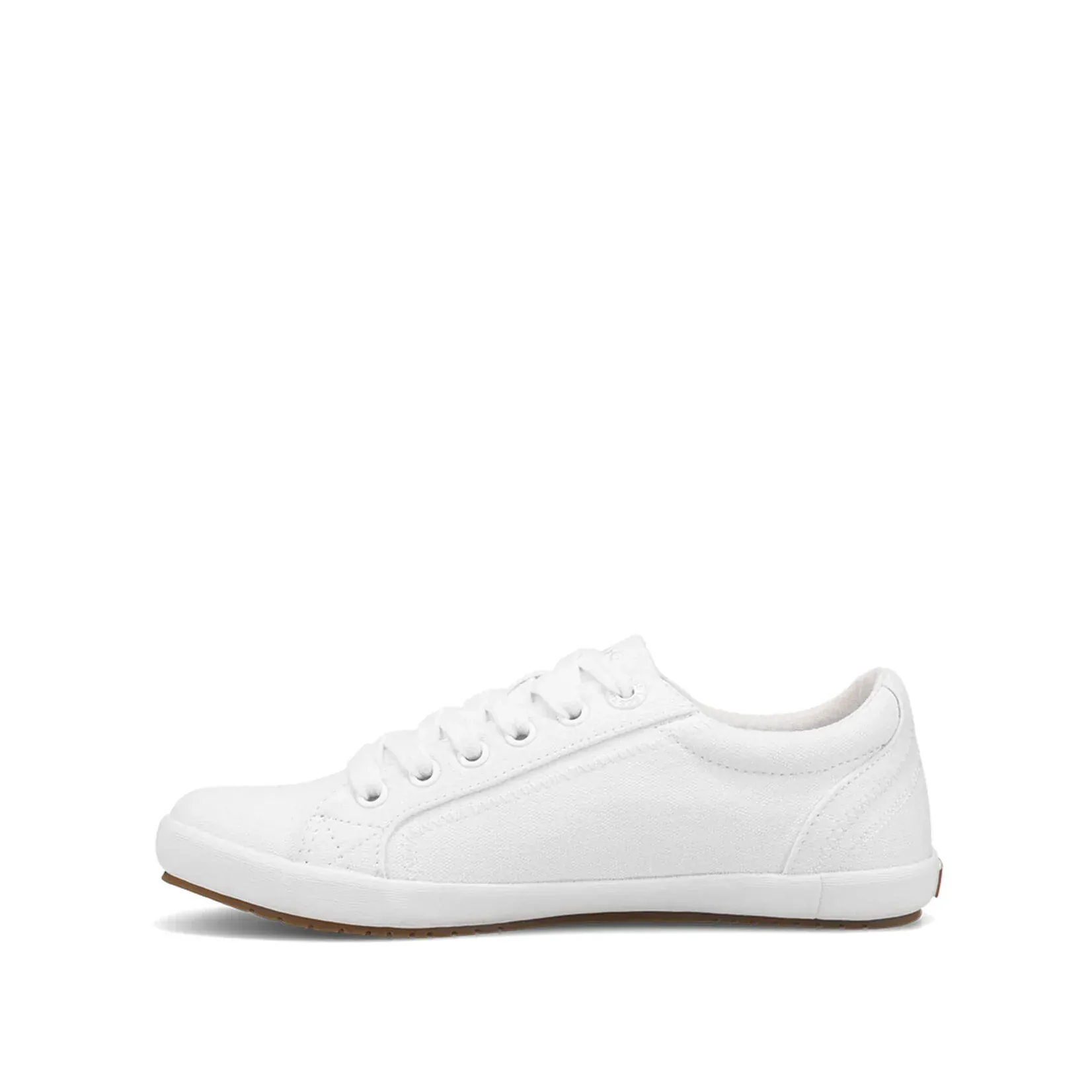 Taos Women's Star Canvas Sneakers- White - Image 3