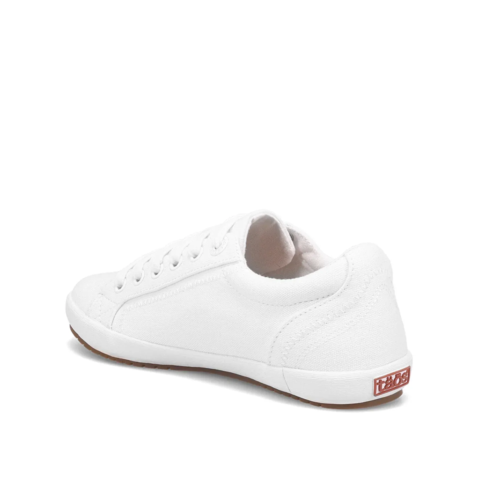 Taos Women's Star Canvas Sneakers- White - Image 4
