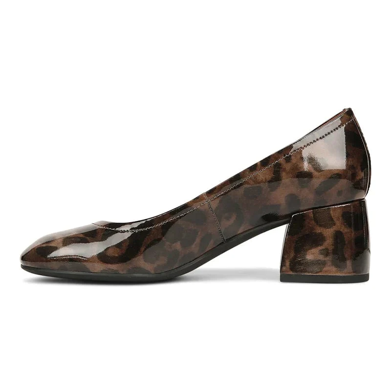 Vionic Women's Carmel Pumps- Patent Leopard - Image 5