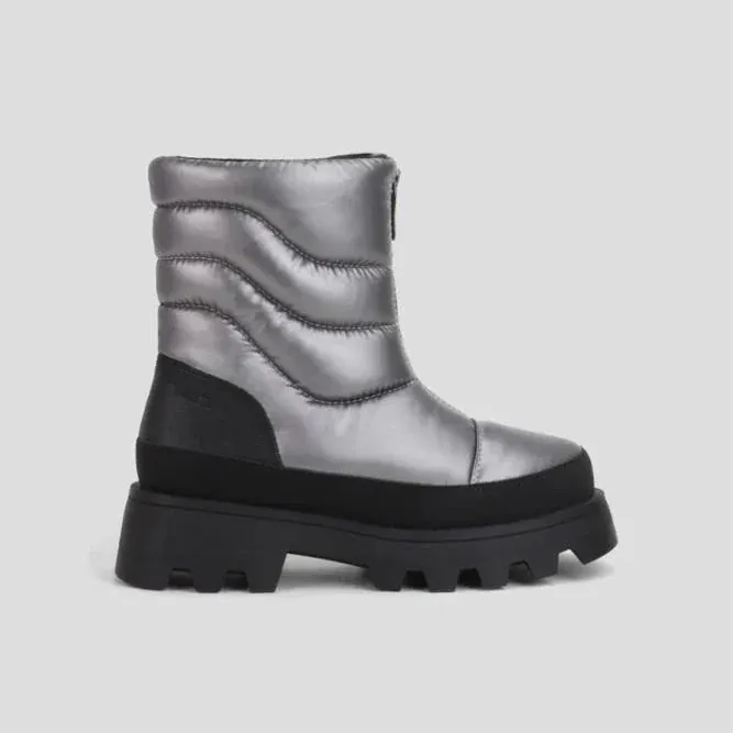 Cougar Women's Savvy Front Zip Winter Boots- Pewter