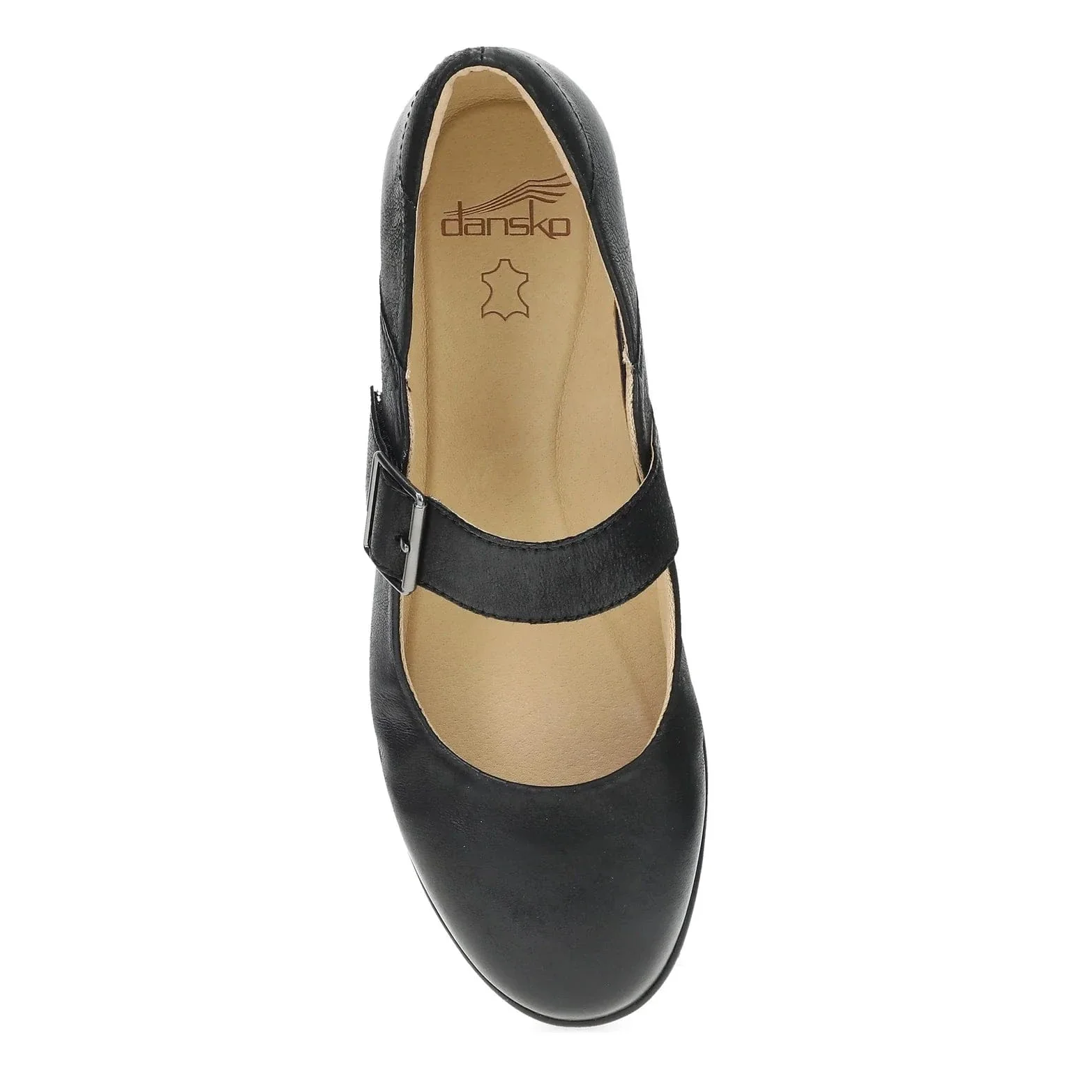 Dansko Women's Collette Mary Janes- Black Burnished Nubuck - Image 4