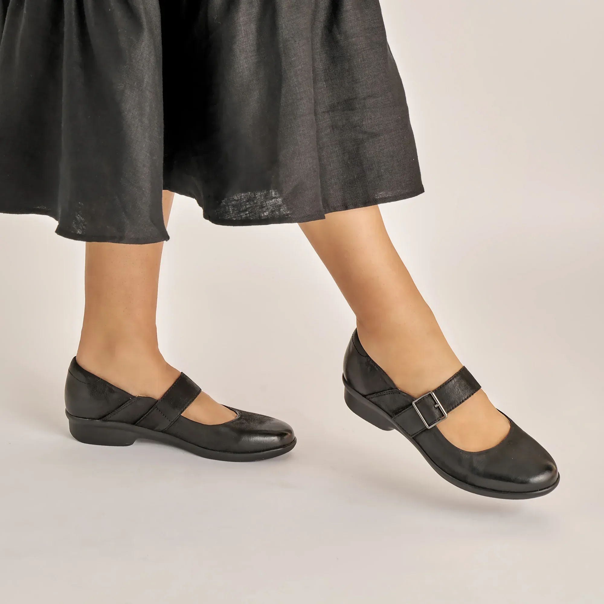Dansko Women's Collette Mary Janes- Black Burnished Nubuck - Image 7
