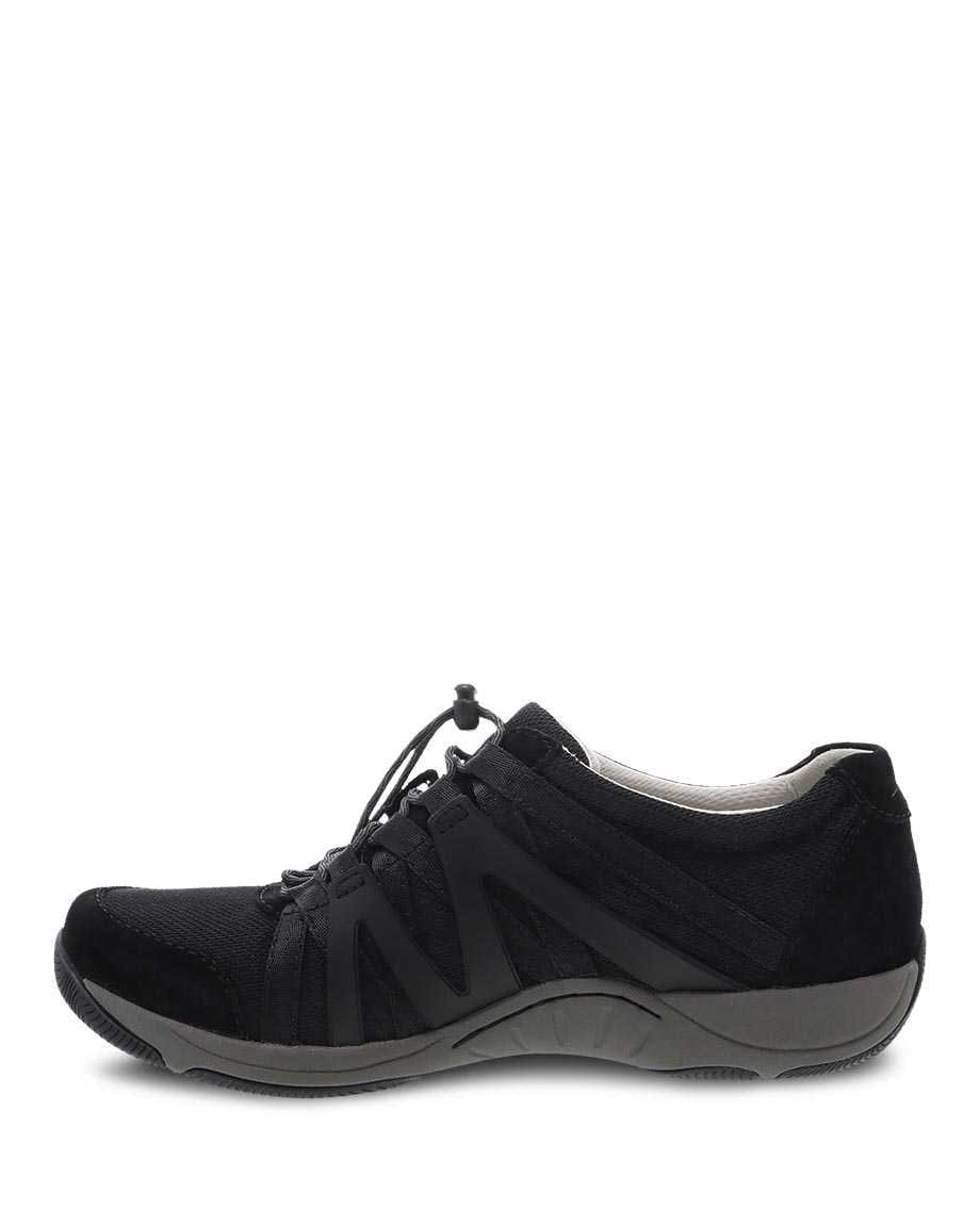 Dansko Women's Henriette Sneakers- Black/Black Suede - Image 2