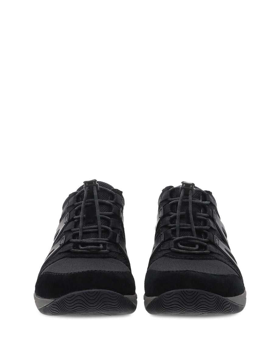 Dansko Women's Henriette Sneakers- Black/Black Suede - Image 4