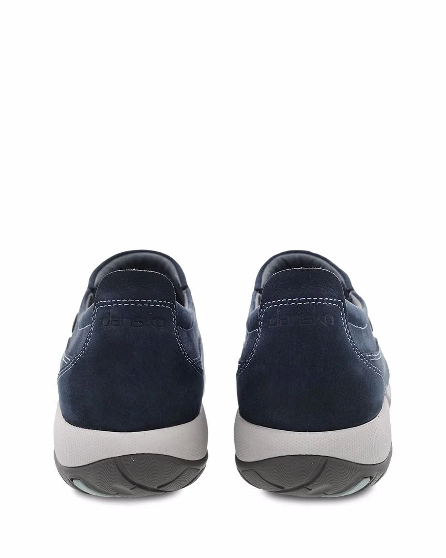 Dansko Women's Patti Slip Ons- Navy Milled Leather - Image 5