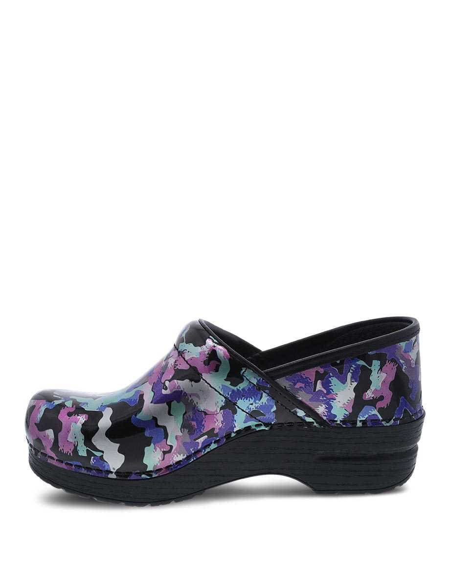 Dansko Women's Professional Clogs- Mermaid Patent - Image 2