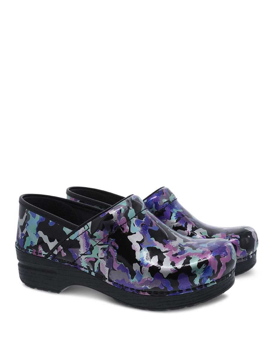 Dansko Women's Professional Clogs- Mermaid Patent - Image 3
