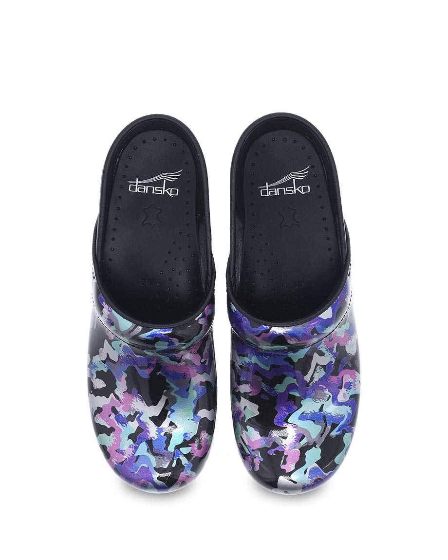Dansko Women's Professional Clogs- Mermaid Patent - Image 6