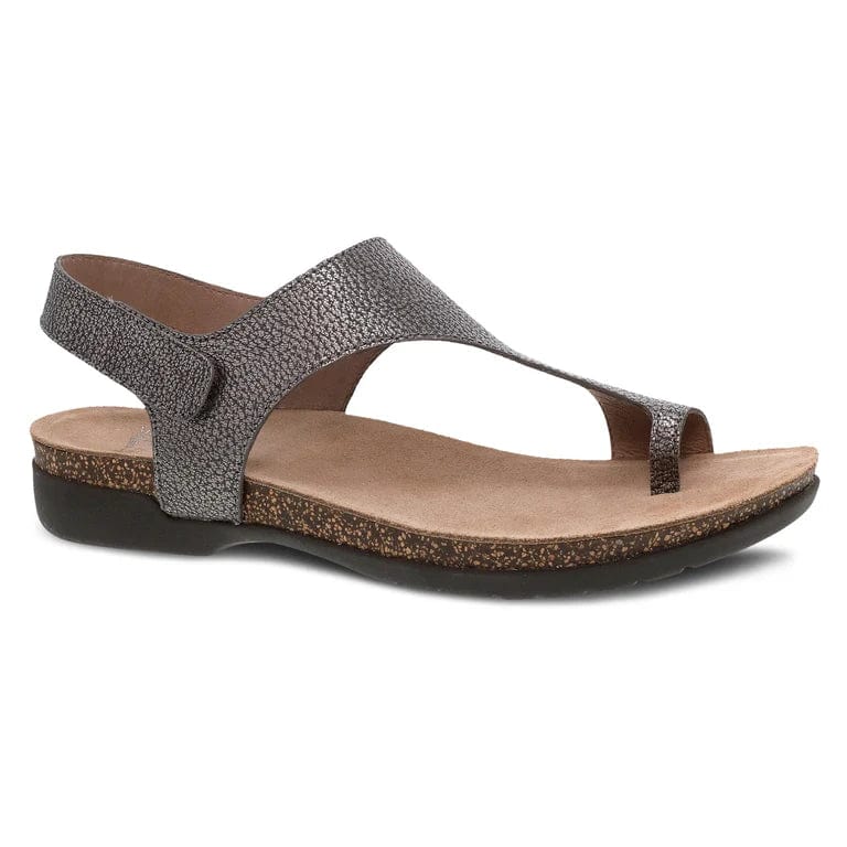 Dansko Women's Reece Sandals- Pewter Metallic