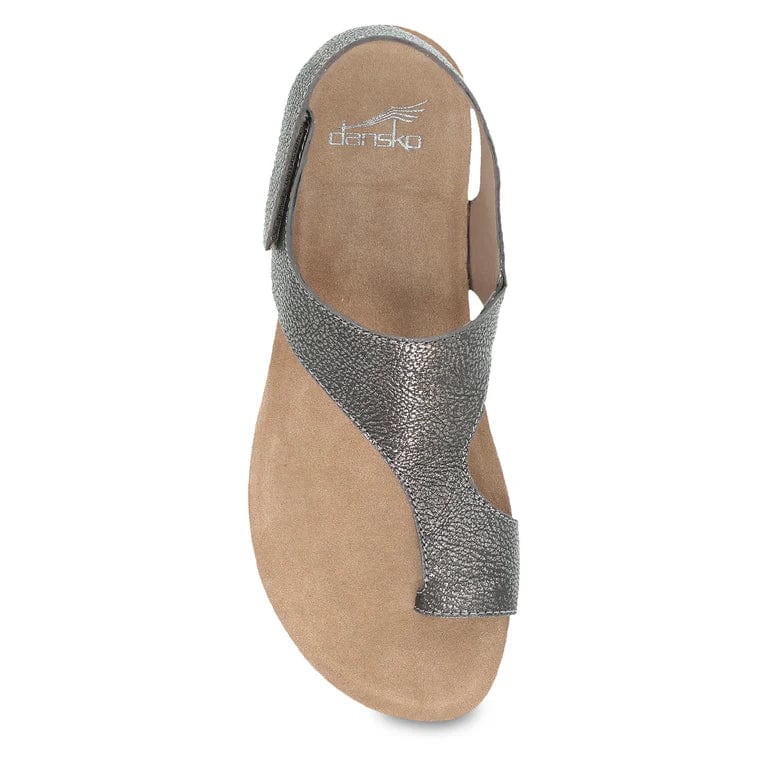 Dansko Women's Reece Sandals- Pewter Metallic - Image 5