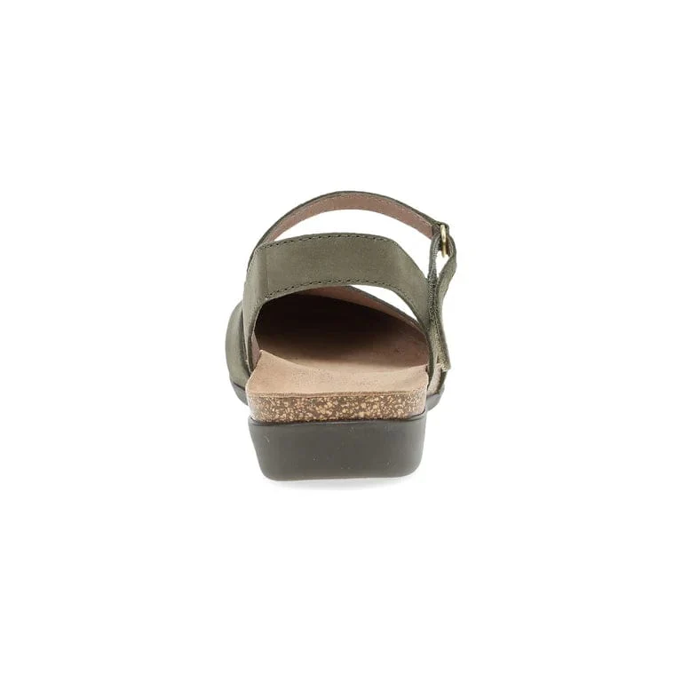 Dansko Women's Rowan Sandals- Ivy Milled Nubuck - Image 4