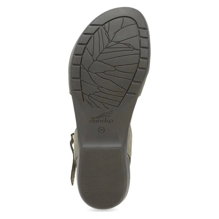 Dansko Women's Rowan Sandals- Ivy Milled Nubuck - Image 6