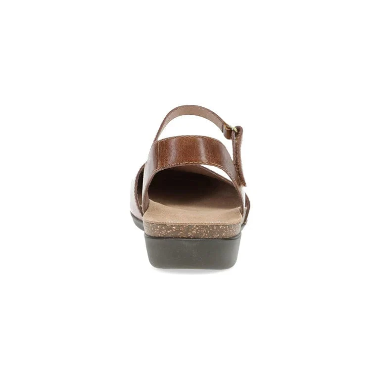 Dansko Women's Rowan Sandals- Tan Waxy Burnished - Image 4