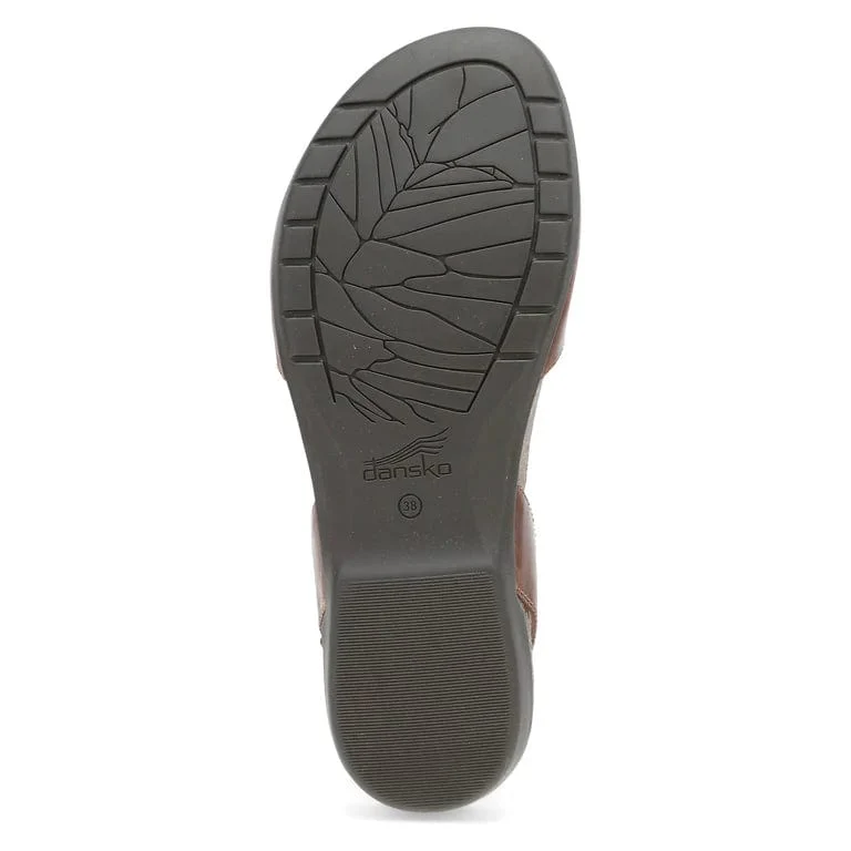 Dansko Women's Rowan Sandals- Tan Waxy Burnished - Image 6