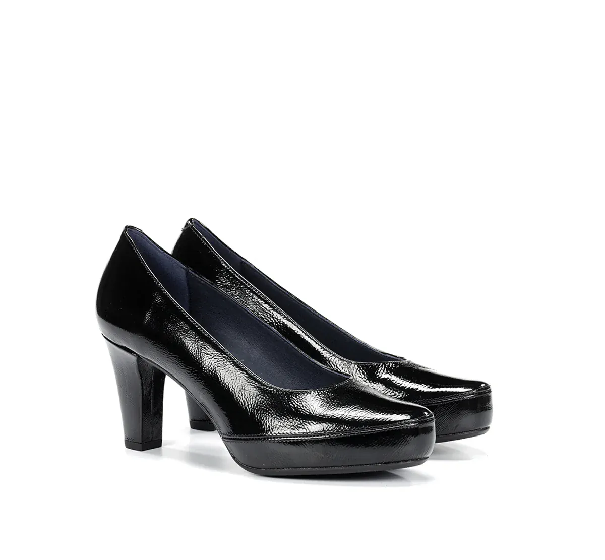 Dorking Women's Blesa Pumps- Napplak Black Patent - Image 2