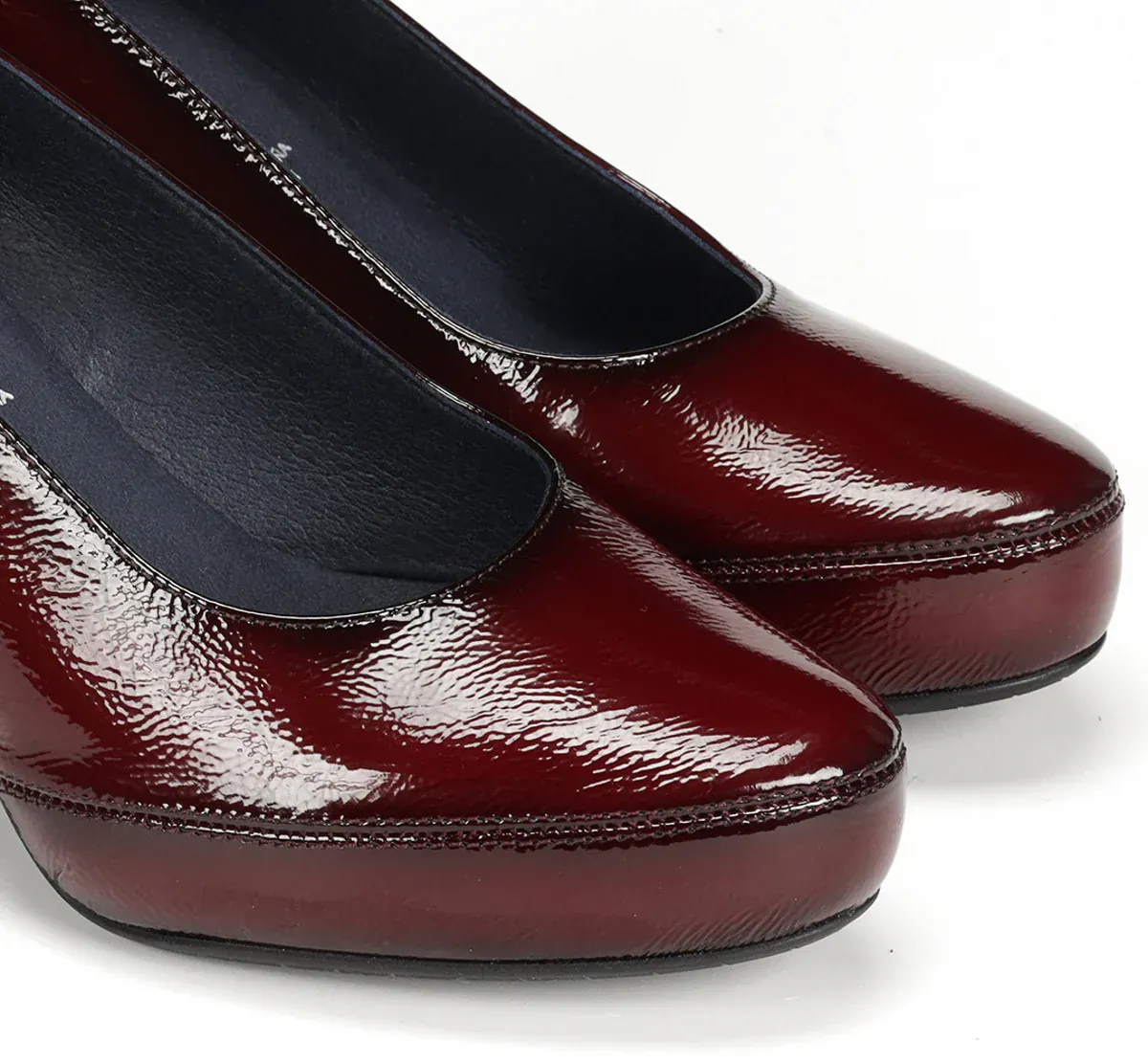 Dorking Women's Blesa Pumps- Napplak Burgundy Patent - Image 7