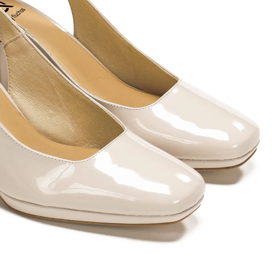 Dorking Women's Karla Slingback Pumps- Piuma Lino - Image 6
