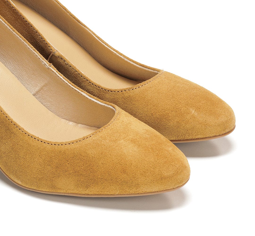 Dorking Women's Teyma Pumps- Calf Camel - Image 6