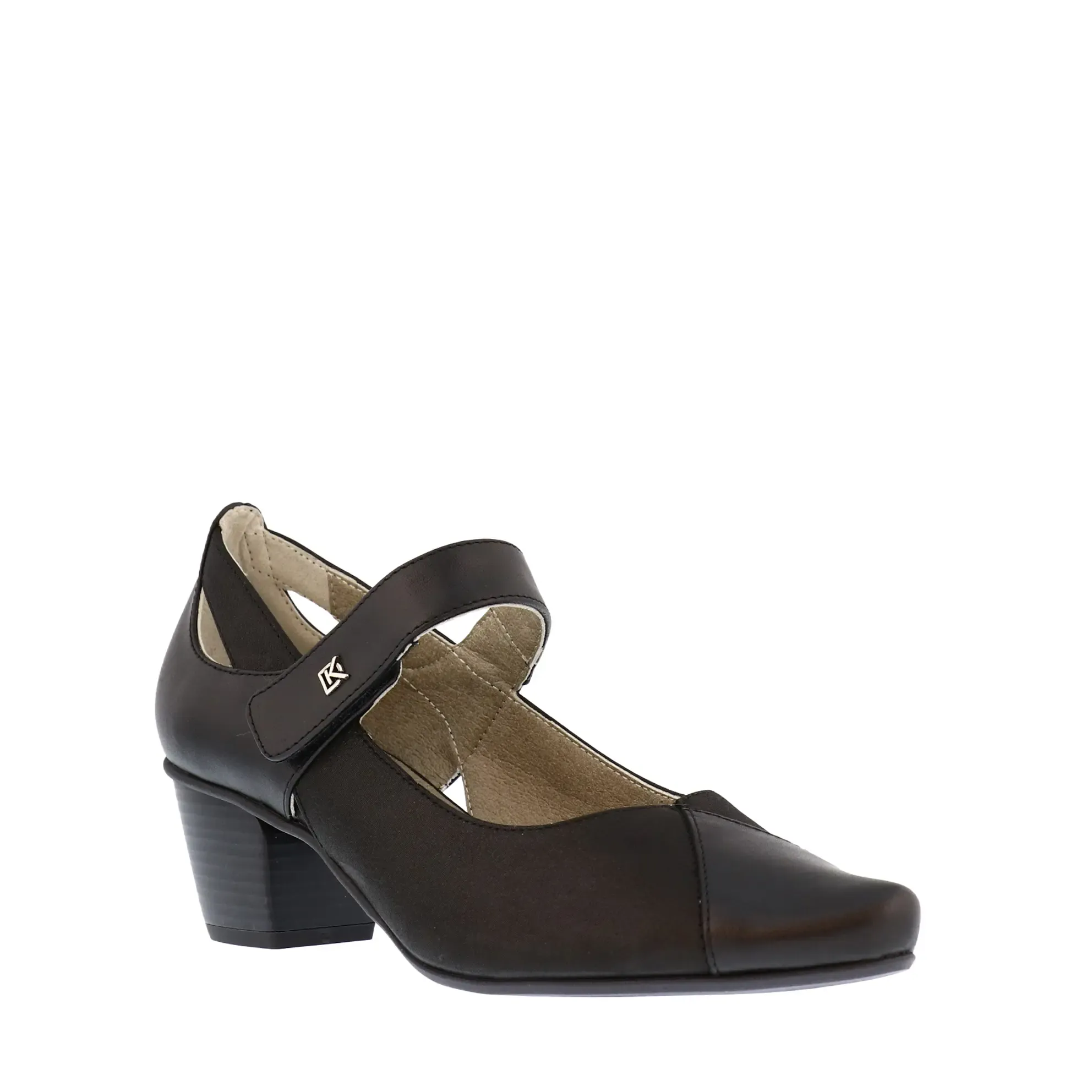 Dorking Women's Triana Mary Jane Pumps- Laguna Negro - Image 2