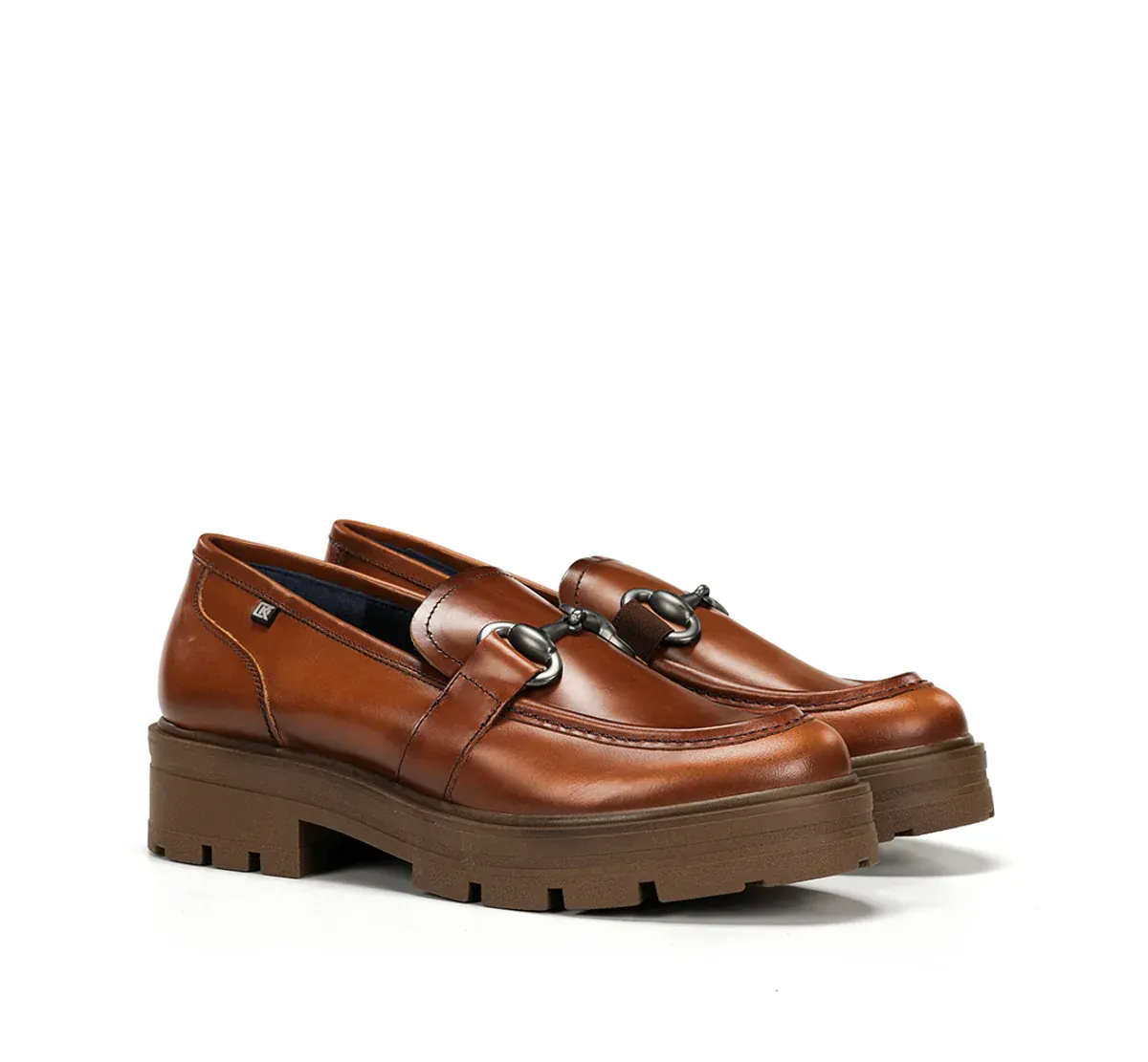 Dorking Women's Norte Loafers- Castagno - Image 3
