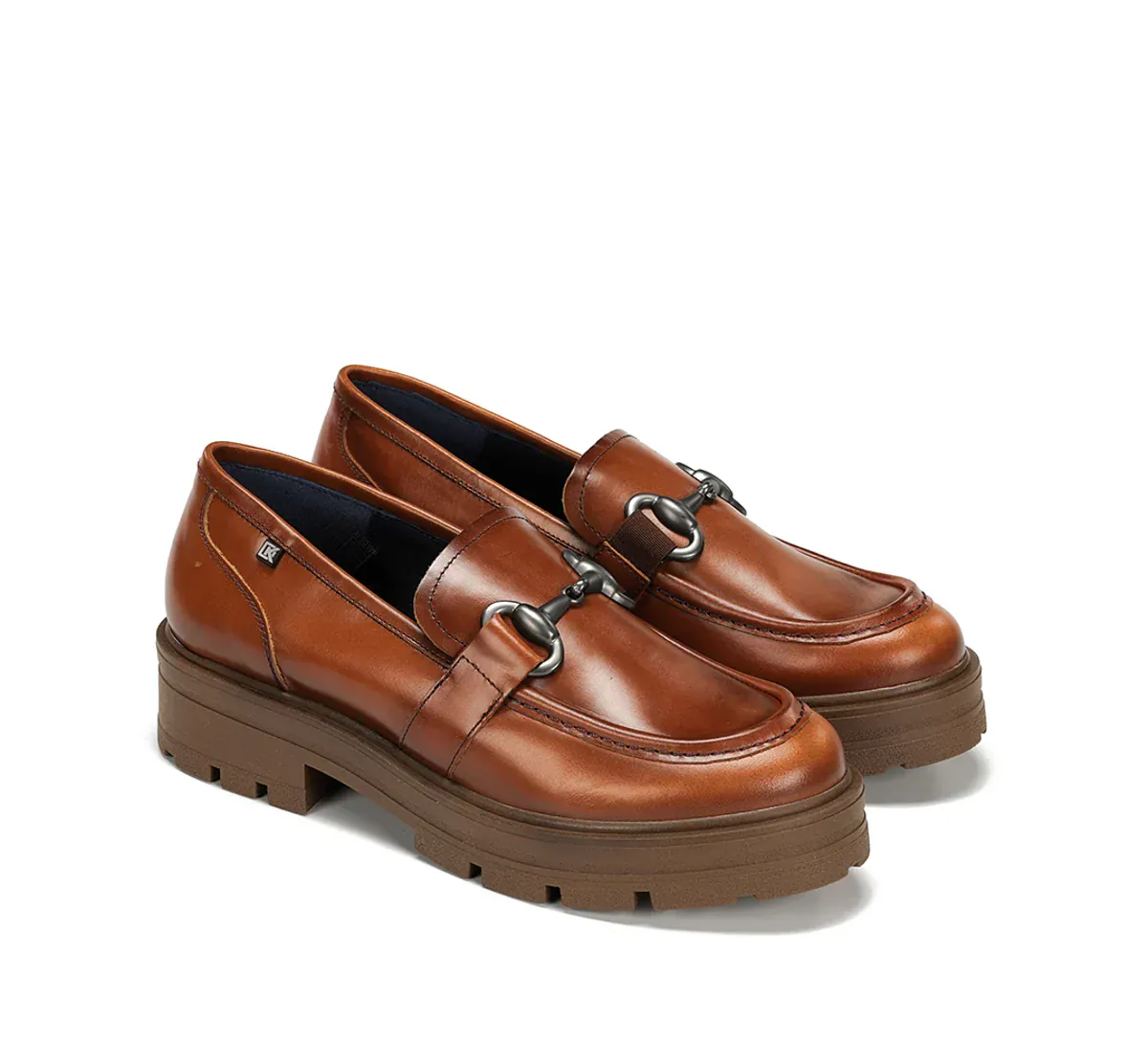 Dorking Women's Norte Loafers- Castagno - Image 4