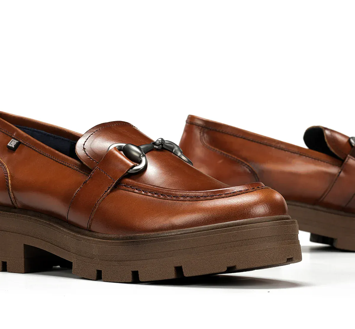 Dorking Women's Norte Loafers- Castagno - Image 7
