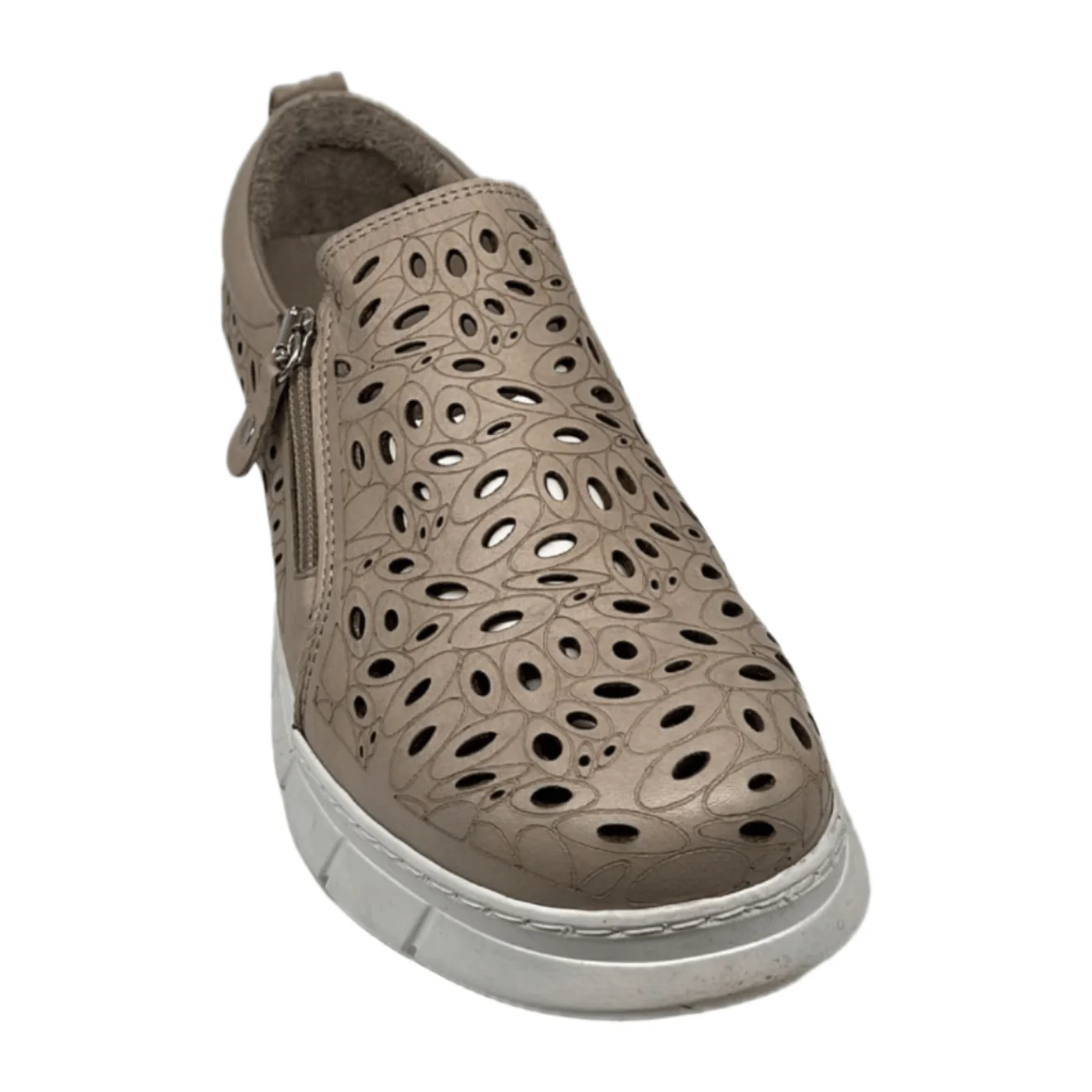 Dragonfly Women's Ursula Zip Loafers- Taupe - Image 2